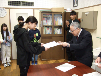 「税の標語」表彰式