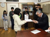 「税の標語」表彰式