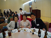 懇親会 札幌北税務署副署長と共に